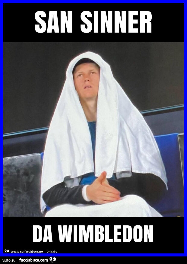 San sinner da wimbledon
