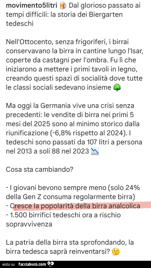Dal glorioso passato ai tempi difficili: la storia dei biergarten tedeschi nell'ottocento, senza frigoriferi, i birrai conservavano la birra in cantine lungo l'isar, coperte da castagni per l'ombra