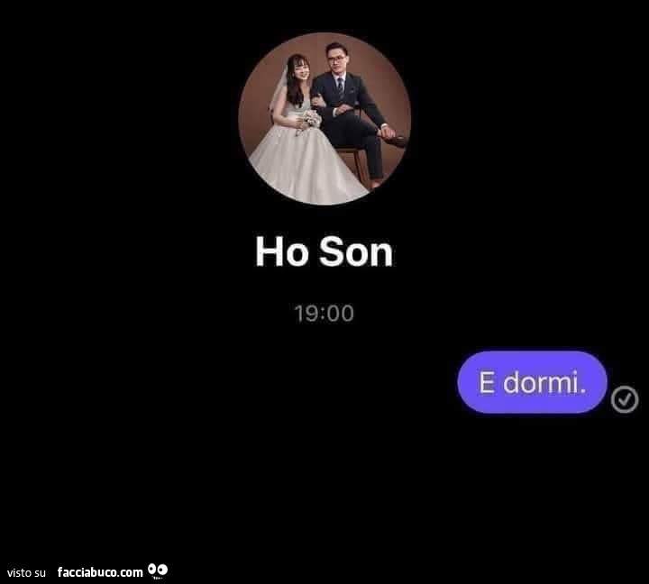 Ho Son. E dormi