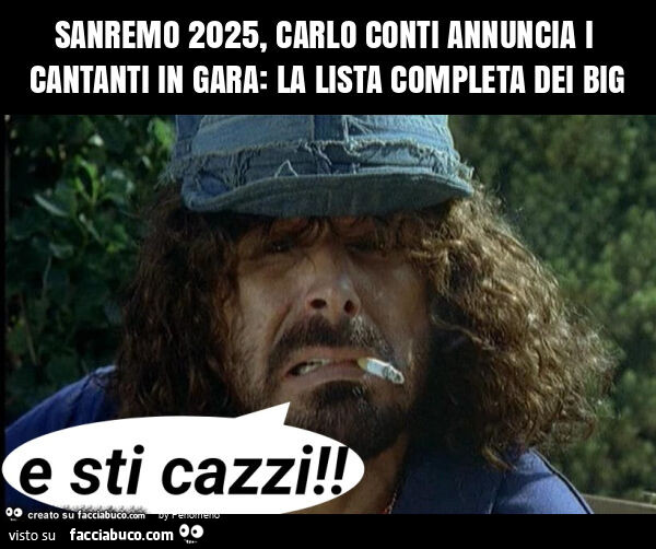 Sanremo 2025, carlo conti annuncia i cantanti in gara: la lista completa dei big