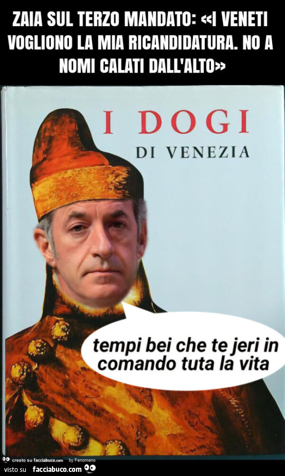 Zaia sul terzo mandato: «i veneti vogliono la mia ricandidatura. No a nomi calati dall'alto»