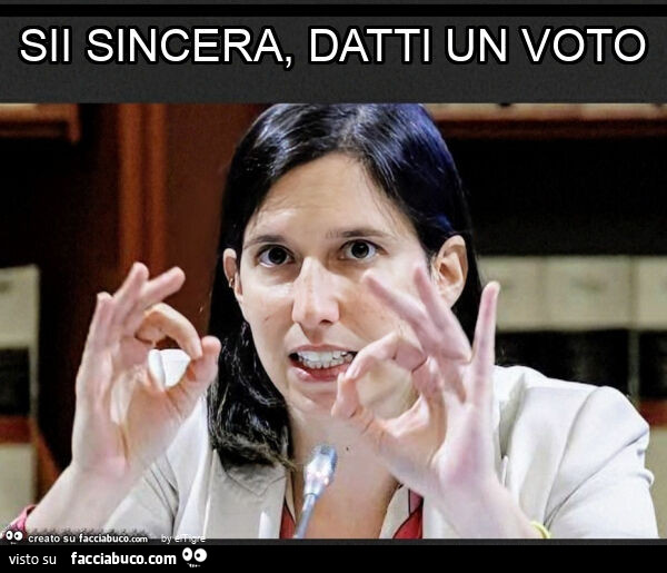Sii sincera, datti un voto