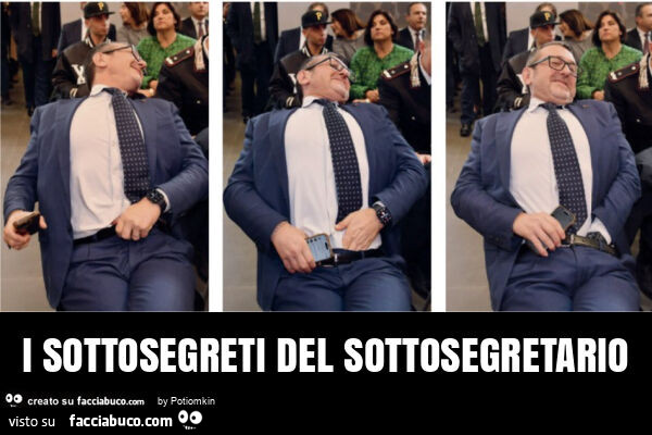 I sottosegreti del sottosegretario