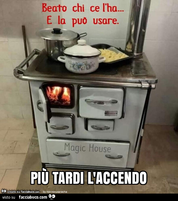 Più tardi l'accendo