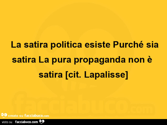   la satira politica