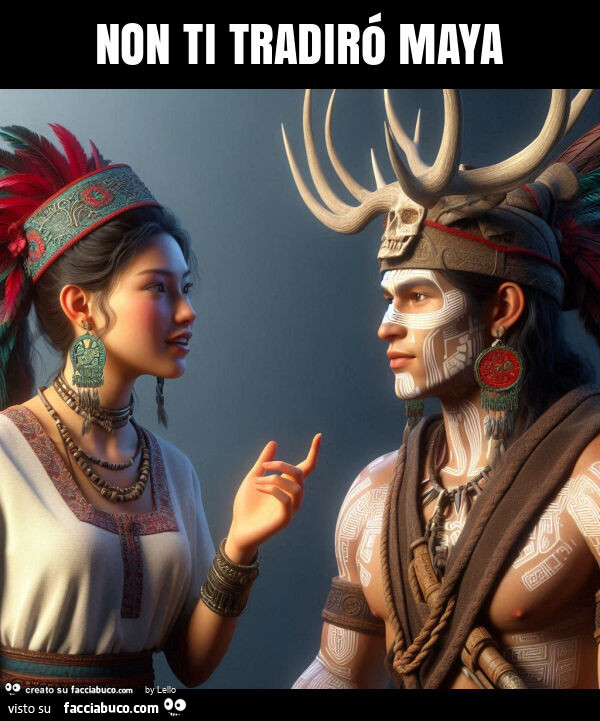 Non ti tradiró maya