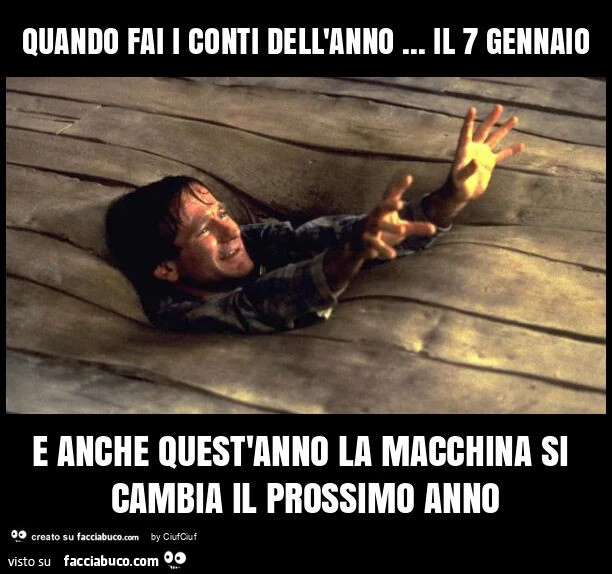 Quando fai i conti dell'anno&hellip; il 7 gennaio e anche quest'anno la macchina si cambia il prossimo anno