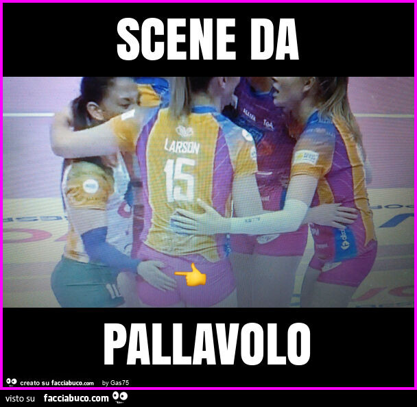 Scene da pallavolo