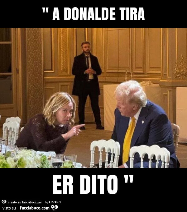 " a donalde tira er dito "