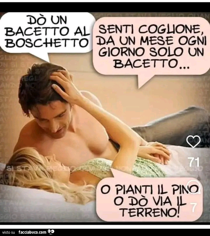 Baci baci e niente… Dopo