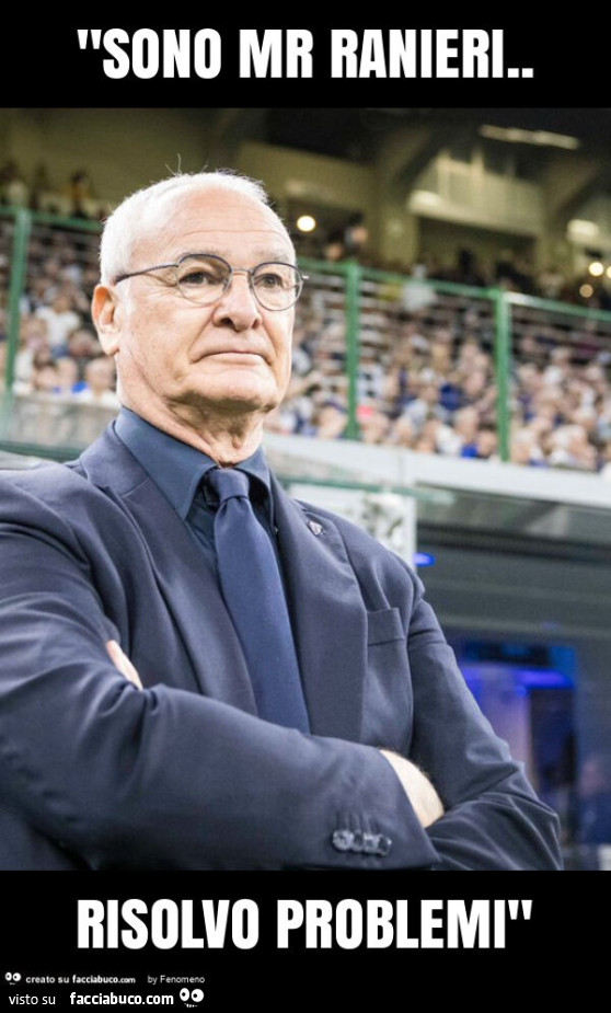 "sono mr ranieri. Risolvo problemi"