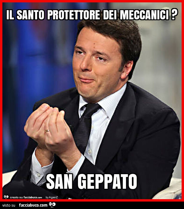 Il santo protettore dei meccanici? San geppato