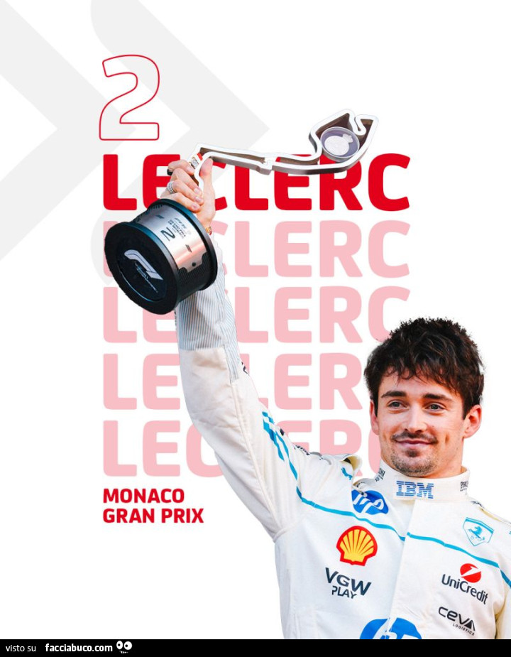 Leclerc 2 Monaco