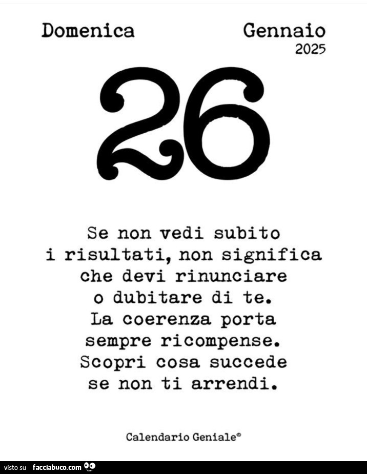 Se non vedi subito i risultati, non significa che devi rinunciare o dubitare di te. La coerenza porta sempre ricompense. Scopri cosa succede se non ti arrendi