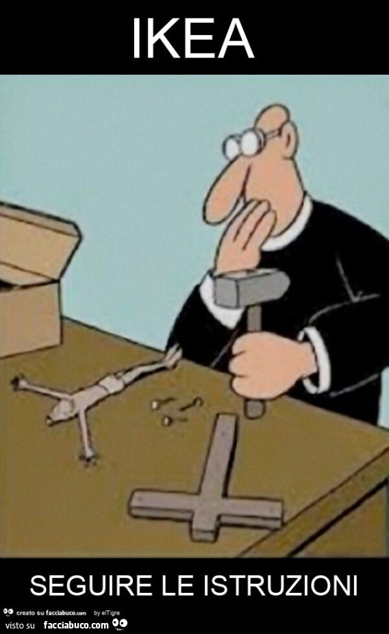Ikea seguire le istruzioni