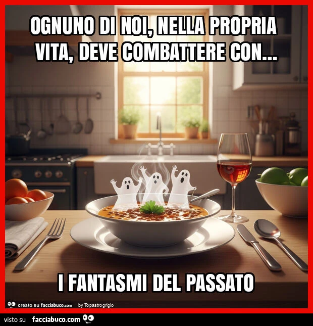 Ognuno di noi, nella propria vita, deve combattere con&hellip; i fantasmi del passato