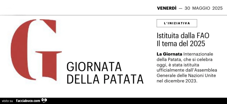 Giornata della patata