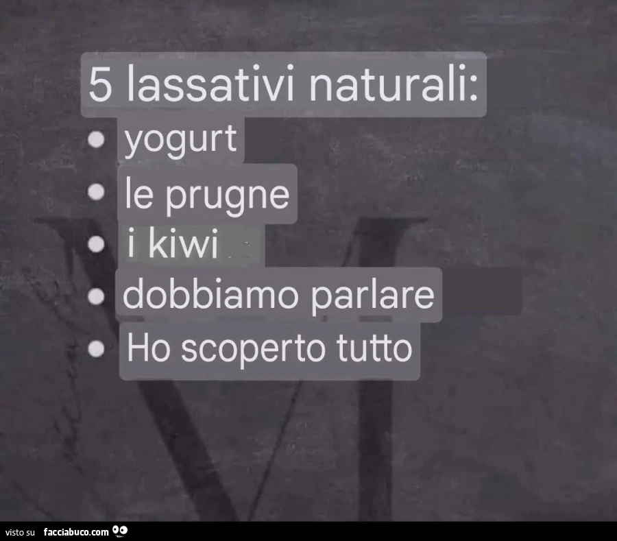 Lassativi