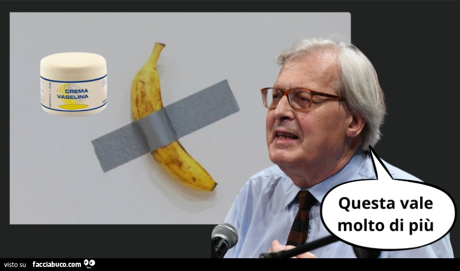 Meme su banana di Cattelan