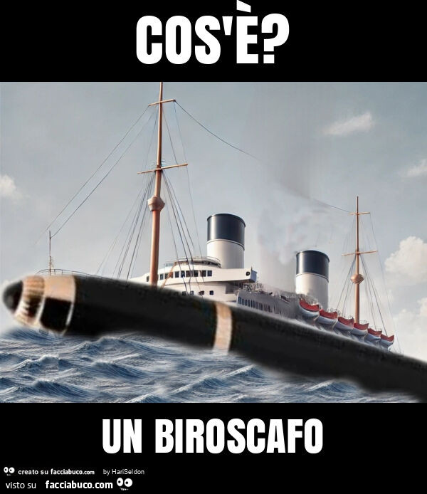 Cos'è? Un biroscafo