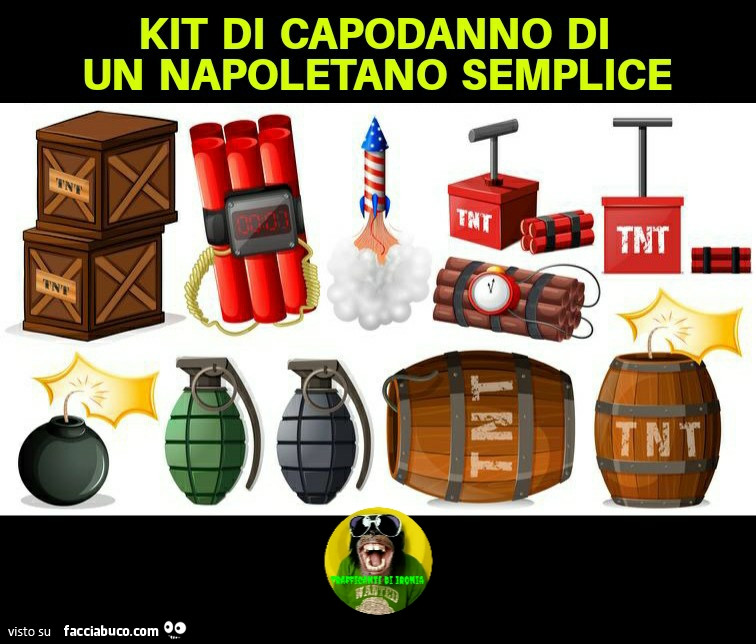 Kit di Capodanno di un napoletano semplice