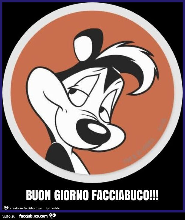 Buon giorno facciabuco