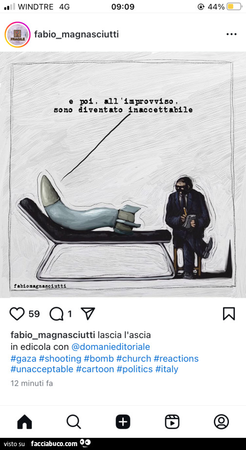 E poi all'improvviso sono diventato inaccettabile