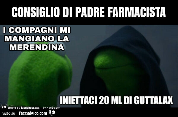 Consiglio di padre farmacista