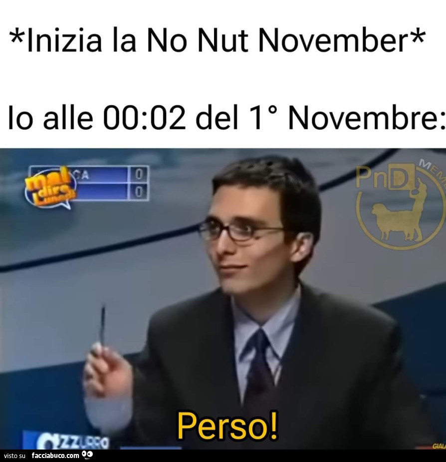 Challenge no nut november