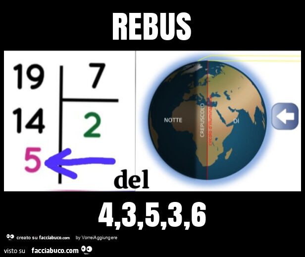 Rebus 4,3,5,3,6