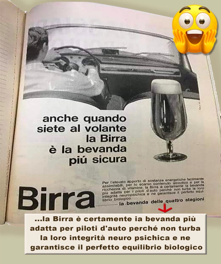Una volta la birra non era considerata così tanto alcolica, Boh