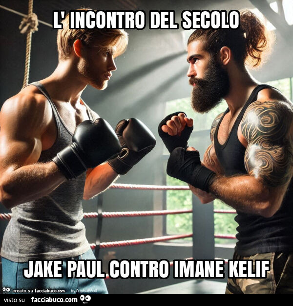 L' incontro del secolo jake paul contro imane kelif