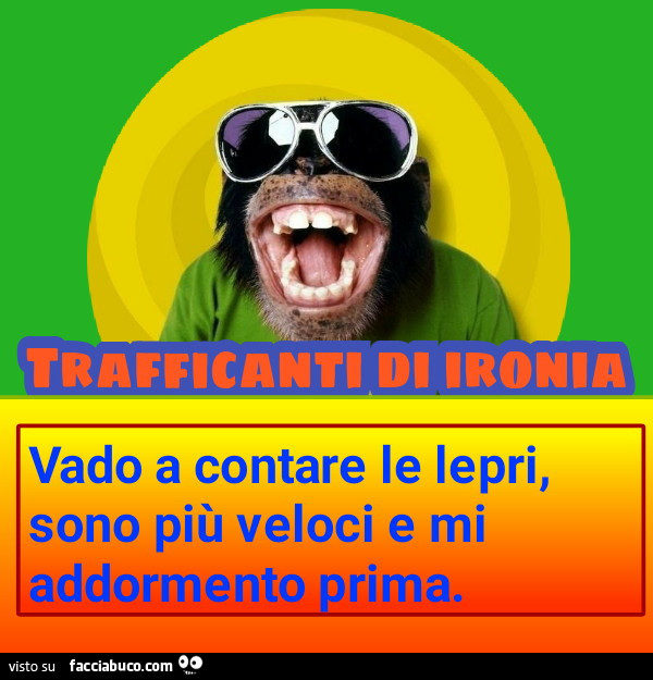 Vado a contare le lepri sono più veloci