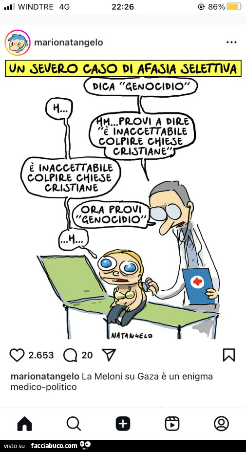Un severo caso di afasia selettiva