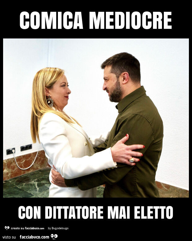 Comica mediocre con dittatore mai eletto