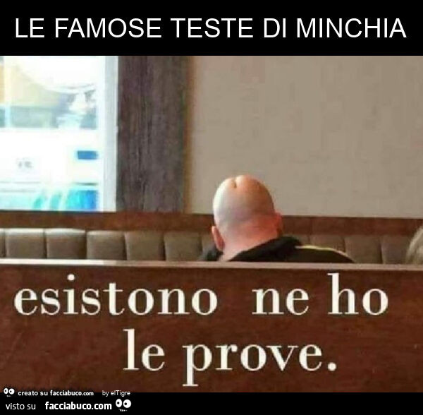 Le famose teste di minchia