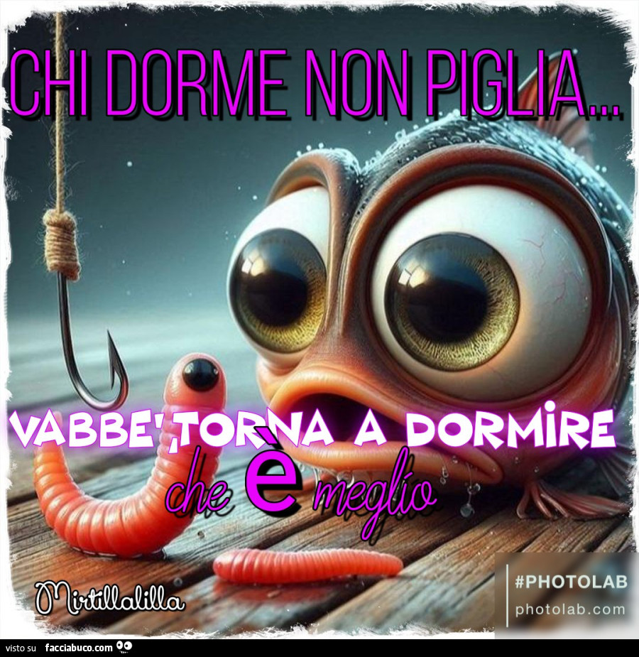 Il bronchi dorme non piglia