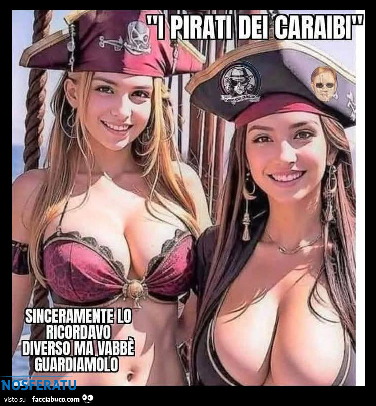Pirati dei Carabi fake