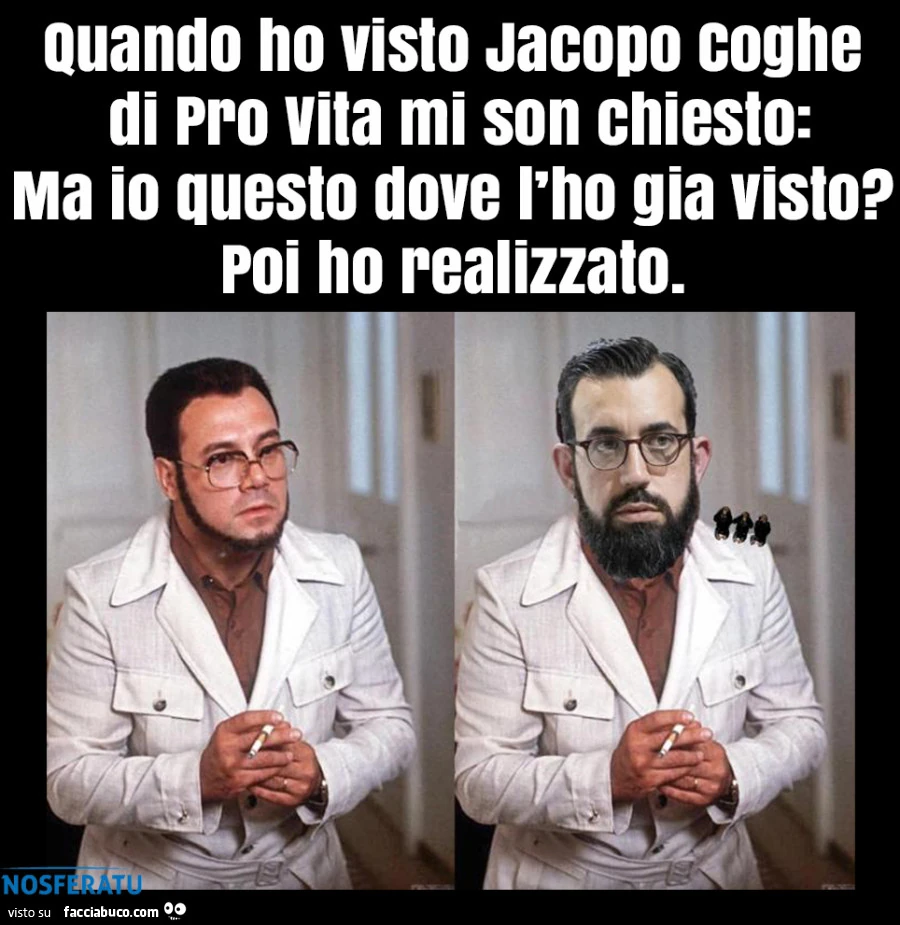 Quando ho visto Jacopo Coghe di Pro Vita mi son chiesto