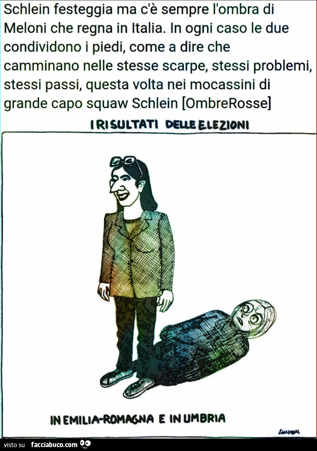 Schlein festeggia ma c'è sempre l'ombra di meloni che regna in italia