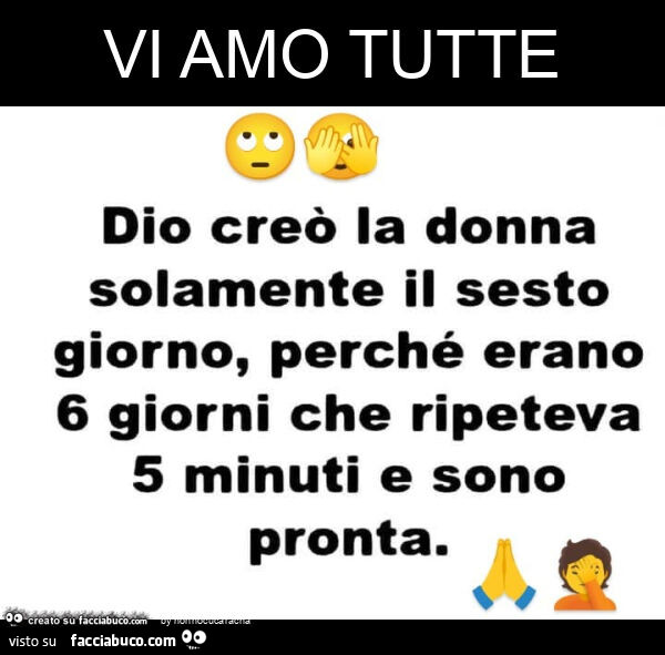 Vi amo tutte