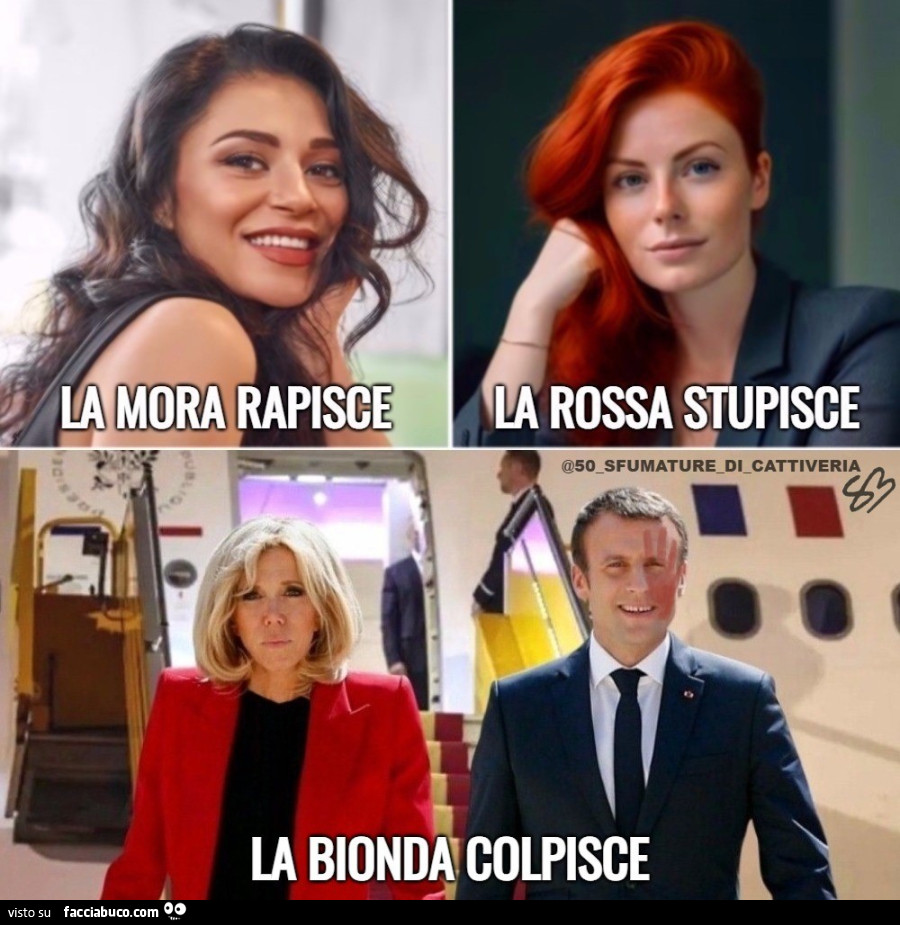 La bionda colpisce