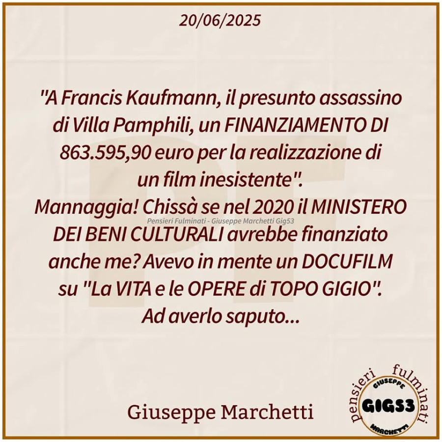 Finanziamento cinema franceschini