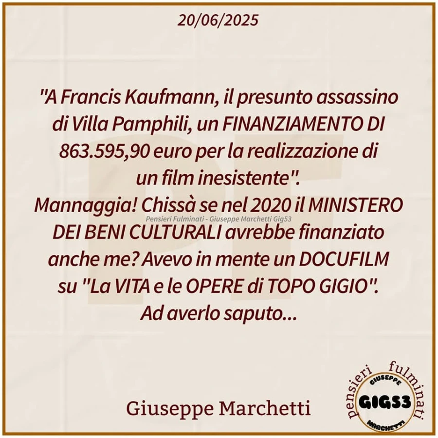 Finanziamento cinema franceschini