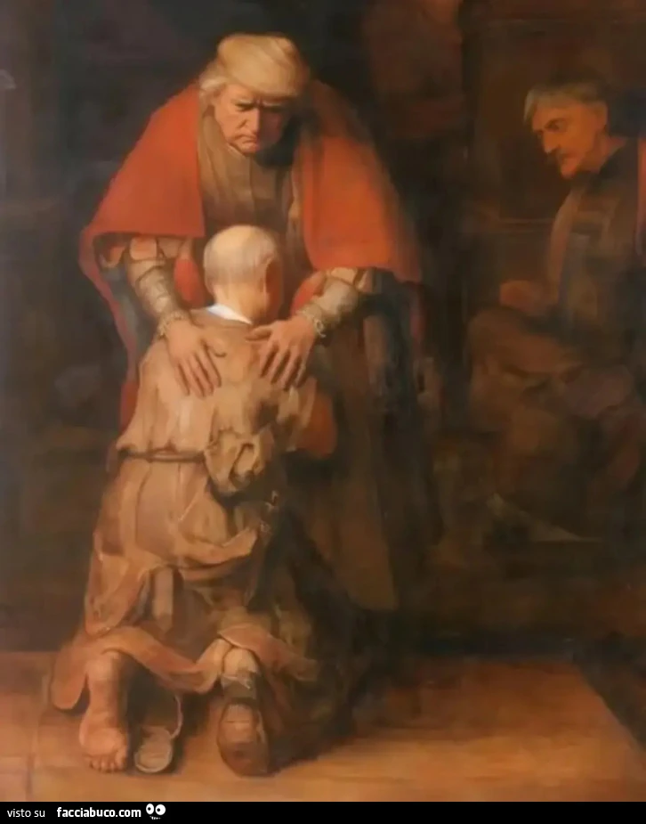 Il Ritorno del figliol prodigo Rembrandt quadri trump donald putin