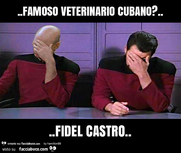 Famoso veterinario cubano? … fidel castro