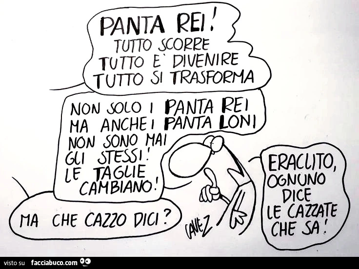Cavez. Panta rei