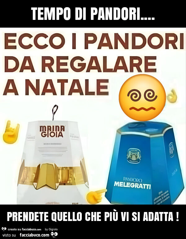 Tempo di pandori… prendete quello che più vi si adatta