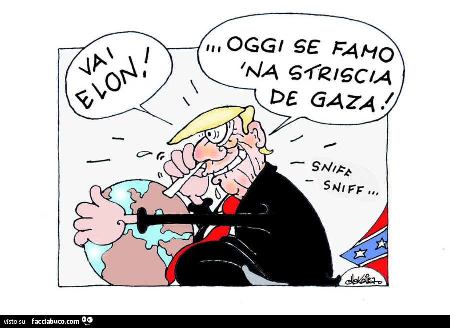 Vai Elon oggi se famo na striscia de Gaza