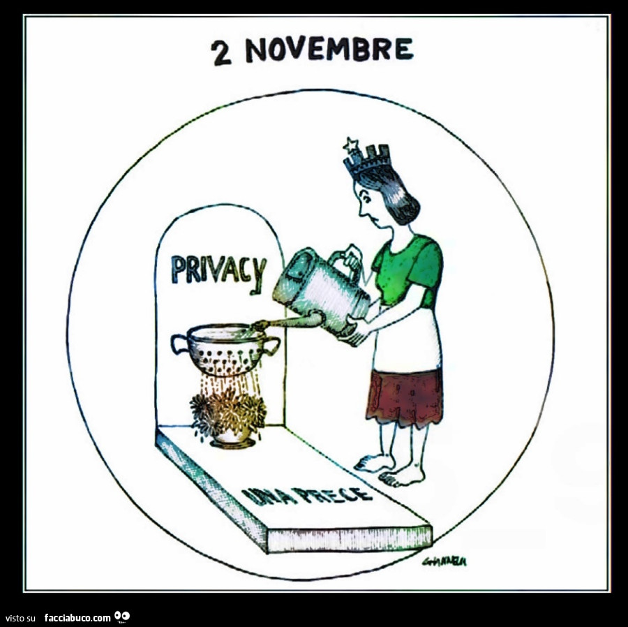 2 Novembre. Privacy